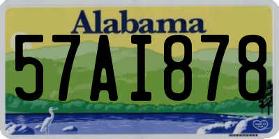 AL license plate 57AI878
