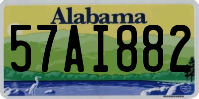 AL license plate 57AI882