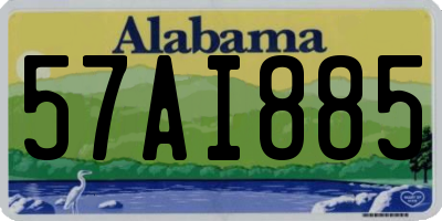 AL license plate 57AI885