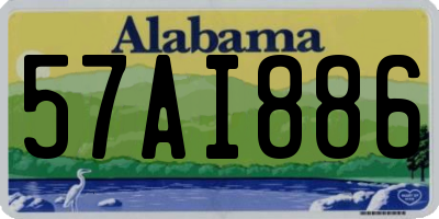 AL license plate 57AI886