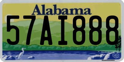 AL license plate 57AI888