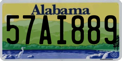 AL license plate 57AI889