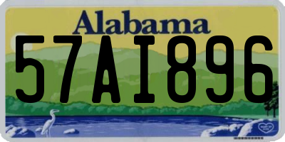 AL license plate 57AI896