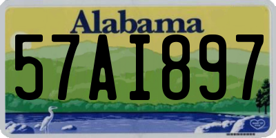 AL license plate 57AI897