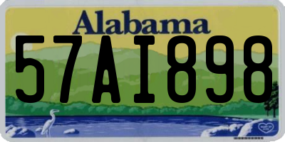 AL license plate 57AI898