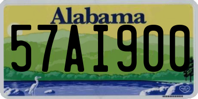 AL license plate 57AI900