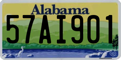 AL license plate 57AI901