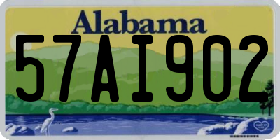 AL license plate 57AI902