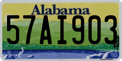 AL license plate 57AI903