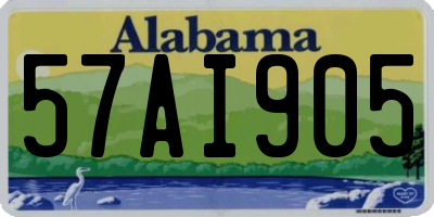 AL license plate 57AI905
