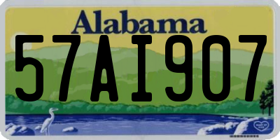 AL license plate 57AI907