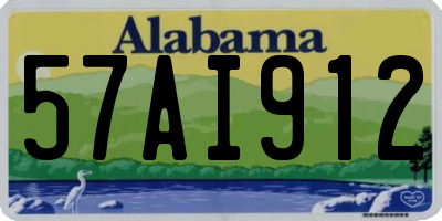 AL license plate 57AI912