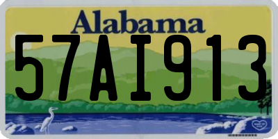 AL license plate 57AI913