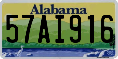 AL license plate 57AI916