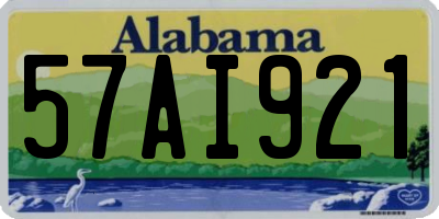 AL license plate 57AI921