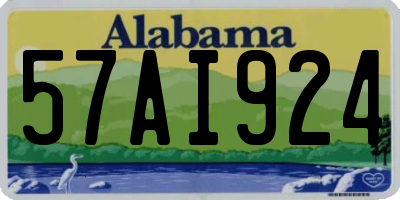 AL license plate 57AI924