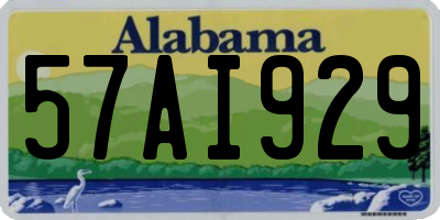 AL license plate 57AI929