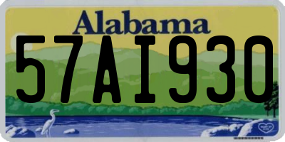 AL license plate 57AI930