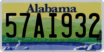 AL license plate 57AI932