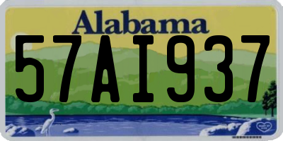 AL license plate 57AI937