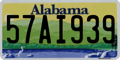 AL license plate 57AI939