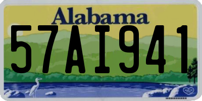 AL license plate 57AI941
