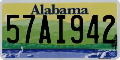 AL license plate 57AI942