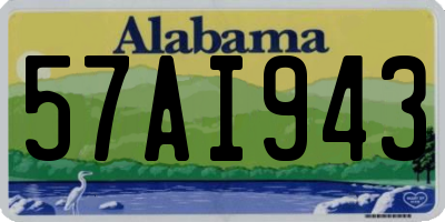 AL license plate 57AI943