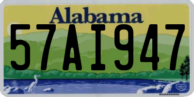 AL license plate 57AI947