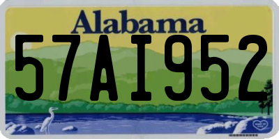 AL license plate 57AI952