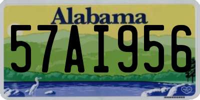 AL license plate 57AI956