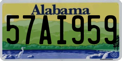 AL license plate 57AI959