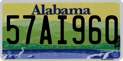 AL license plate 57AI960