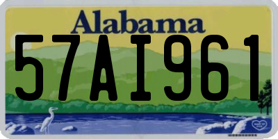 AL license plate 57AI961