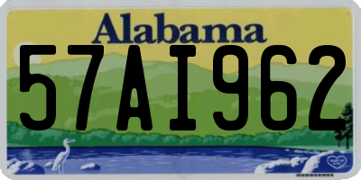 AL license plate 57AI962