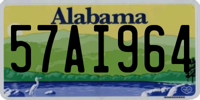 AL license plate 57AI964