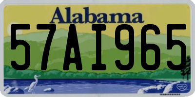AL license plate 57AI965