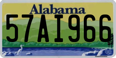 AL license plate 57AI966