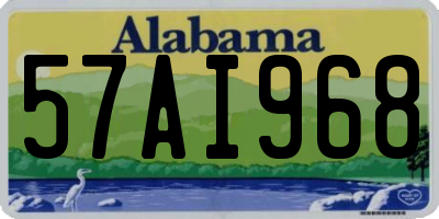 AL license plate 57AI968