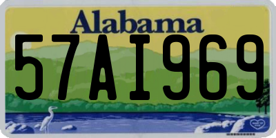 AL license plate 57AI969