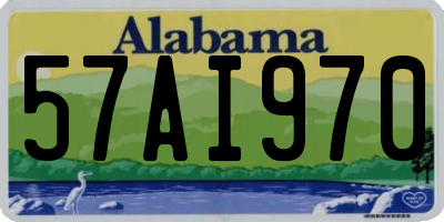 AL license plate 57AI970
