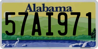 AL license plate 57AI971
