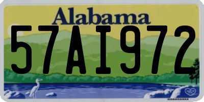 AL license plate 57AI972