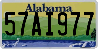 AL license plate 57AI977