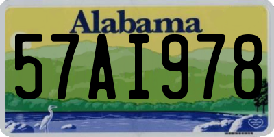 AL license plate 57AI978