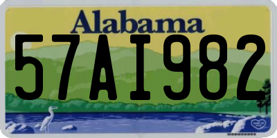 AL license plate 57AI982