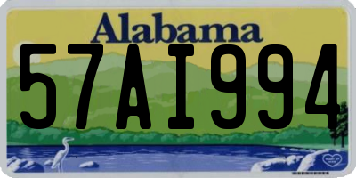 AL license plate 57AI994