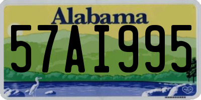 AL license plate 57AI995