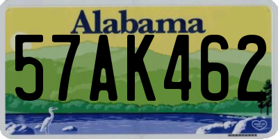 AL license plate 57AK462
