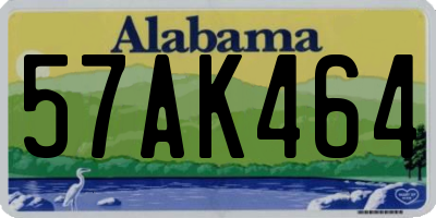 AL license plate 57AK464